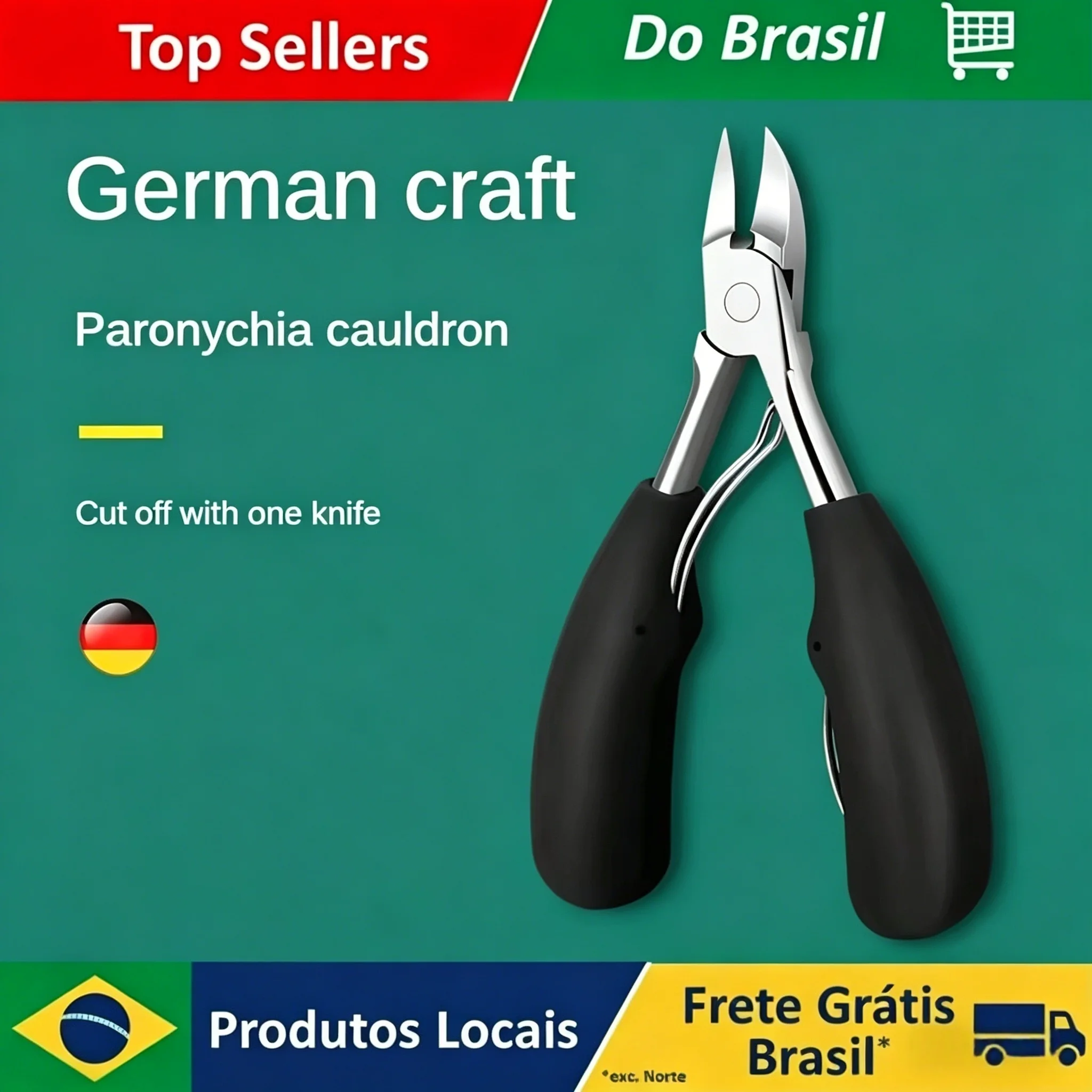 Professional Toe Nail Clippers Cutter ingrown toenail tool Thick Nail Dead Skin Dirt Remover Super Sharp Curved Blade Nail Tools