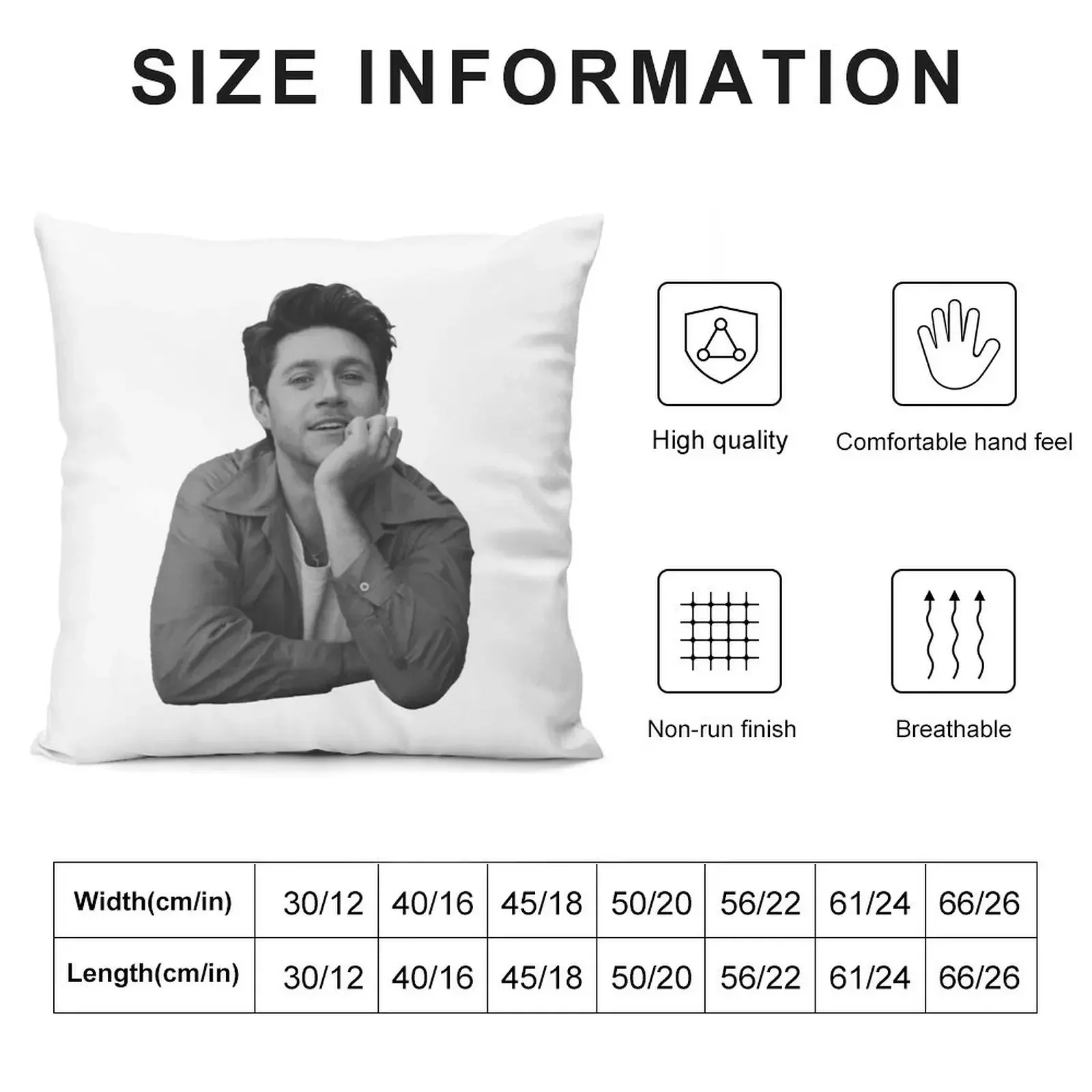 Niall Horan cut out Throw Pillow christmas ornaments 2025 Couch Cushions Decorative pillowcase pillow