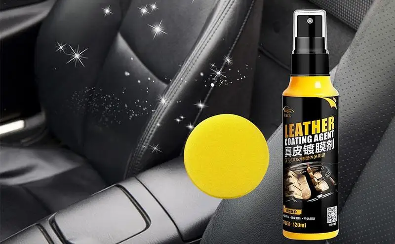 120ml Auto Leather Renovation Agent Car Leather Repair Cream Dashboard Wax Moisturize And Protect Leather Seat For Automobiles