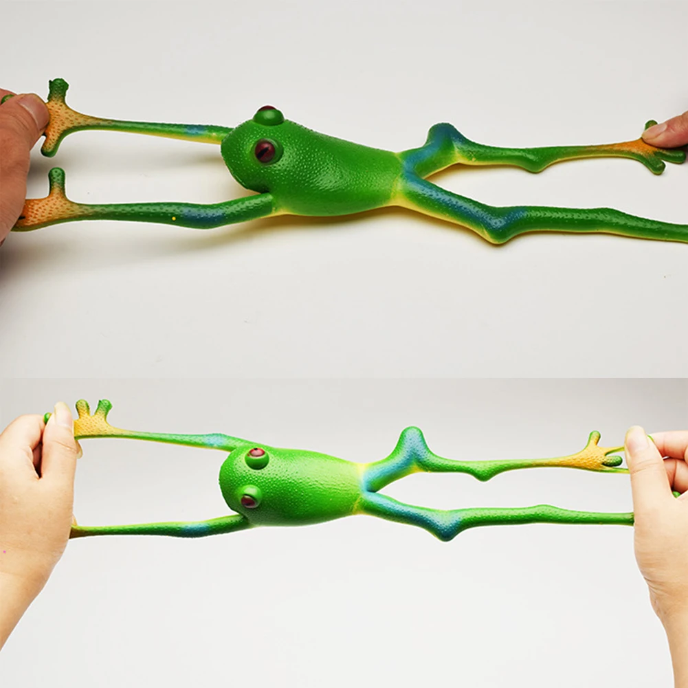 Juguete de rana, juguete para aliviar el estrés, juguete sensorial para apretar, juguete elástico para niños autistas, ansiedad para regalos de fiesta de cumpleaños