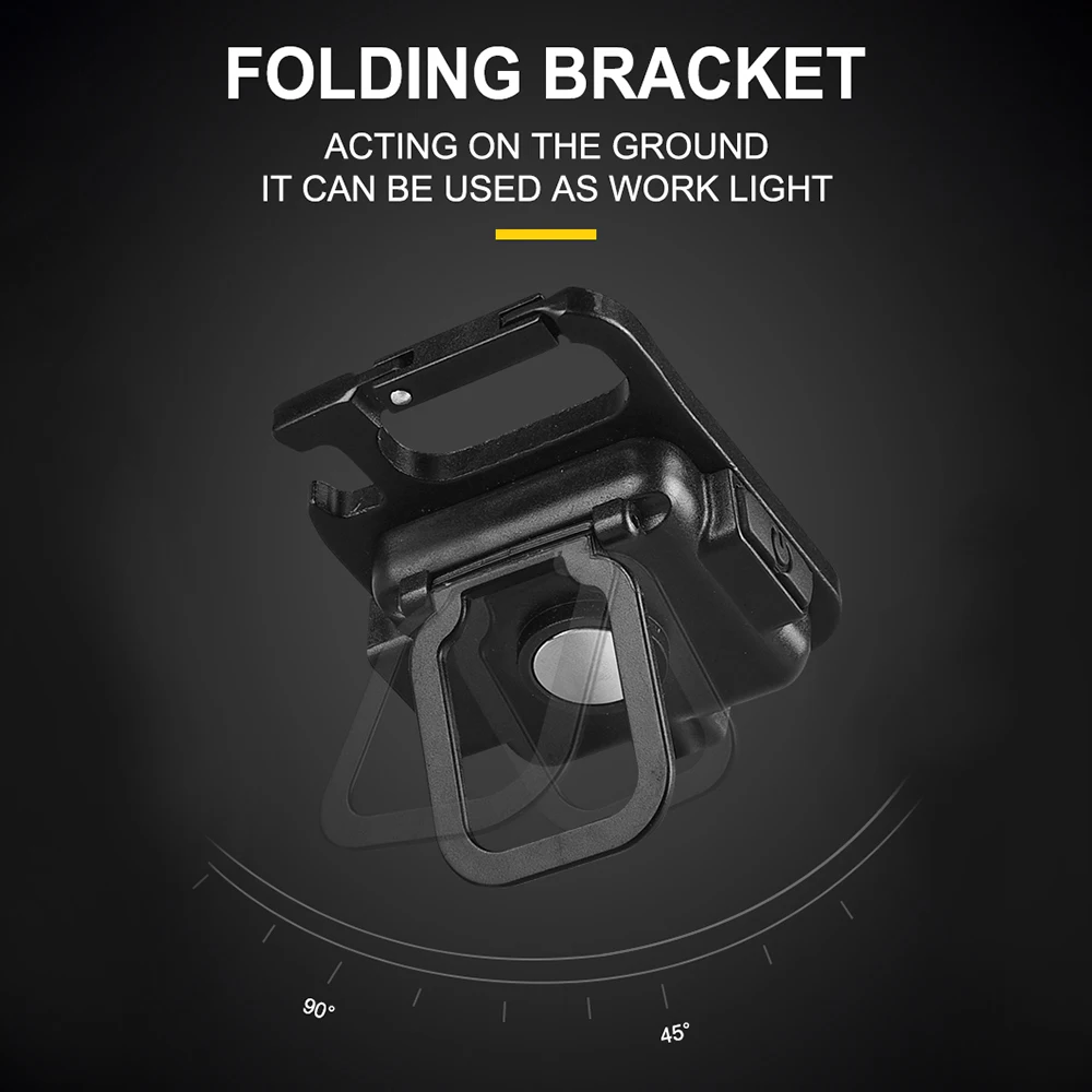 Mini Led Flashlight Work Light Portable Pocket Flashlight Keychains Usb Rechargeable For Outdoor Camping Small Light Corkscrew