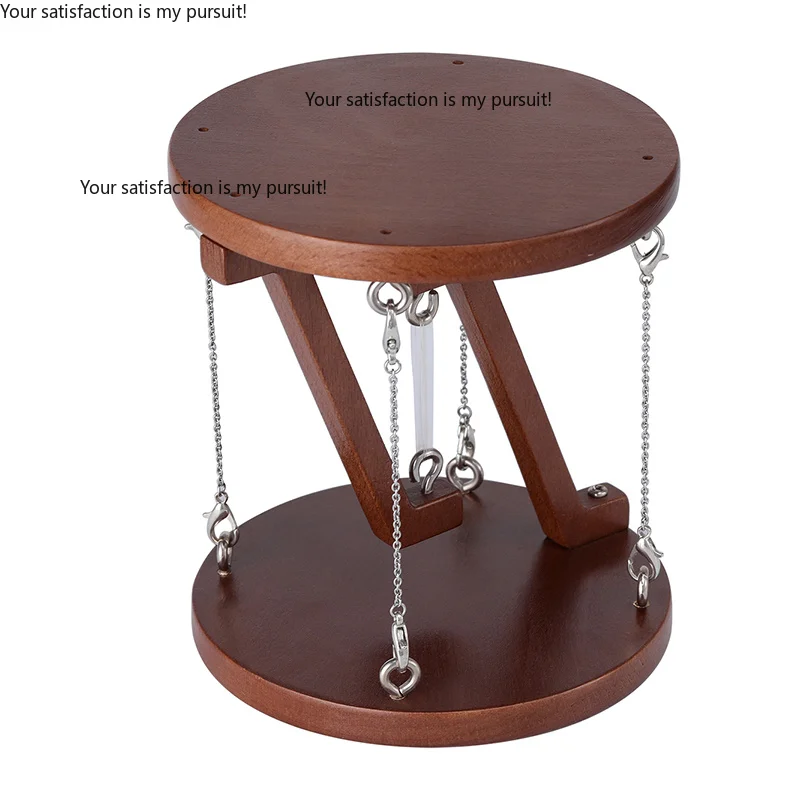 Tensegrity Suspended Wooden Shelf Ornament Desk Storage Rack For Perfume Jewelry Aromatherapy Decor