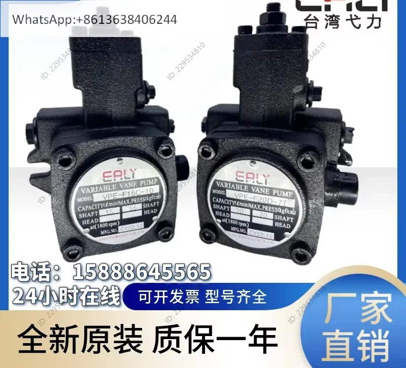 1PC  EALY vane pump VPE-F20D/F30D/F40D/F12D/F15D-10/oil pump vane pump