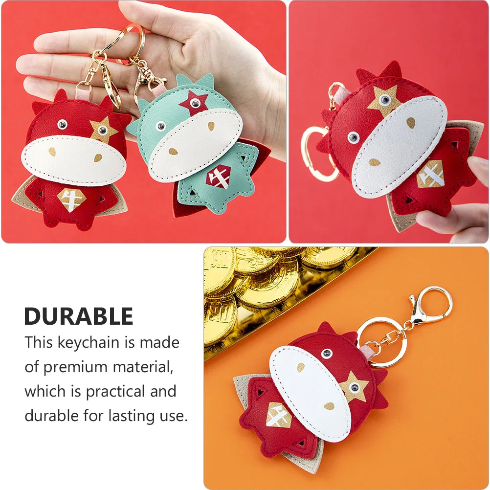 

Inflatable Creative Key Chain Child Cute Hardware Pendant Zodiac Animal Keychain Decor