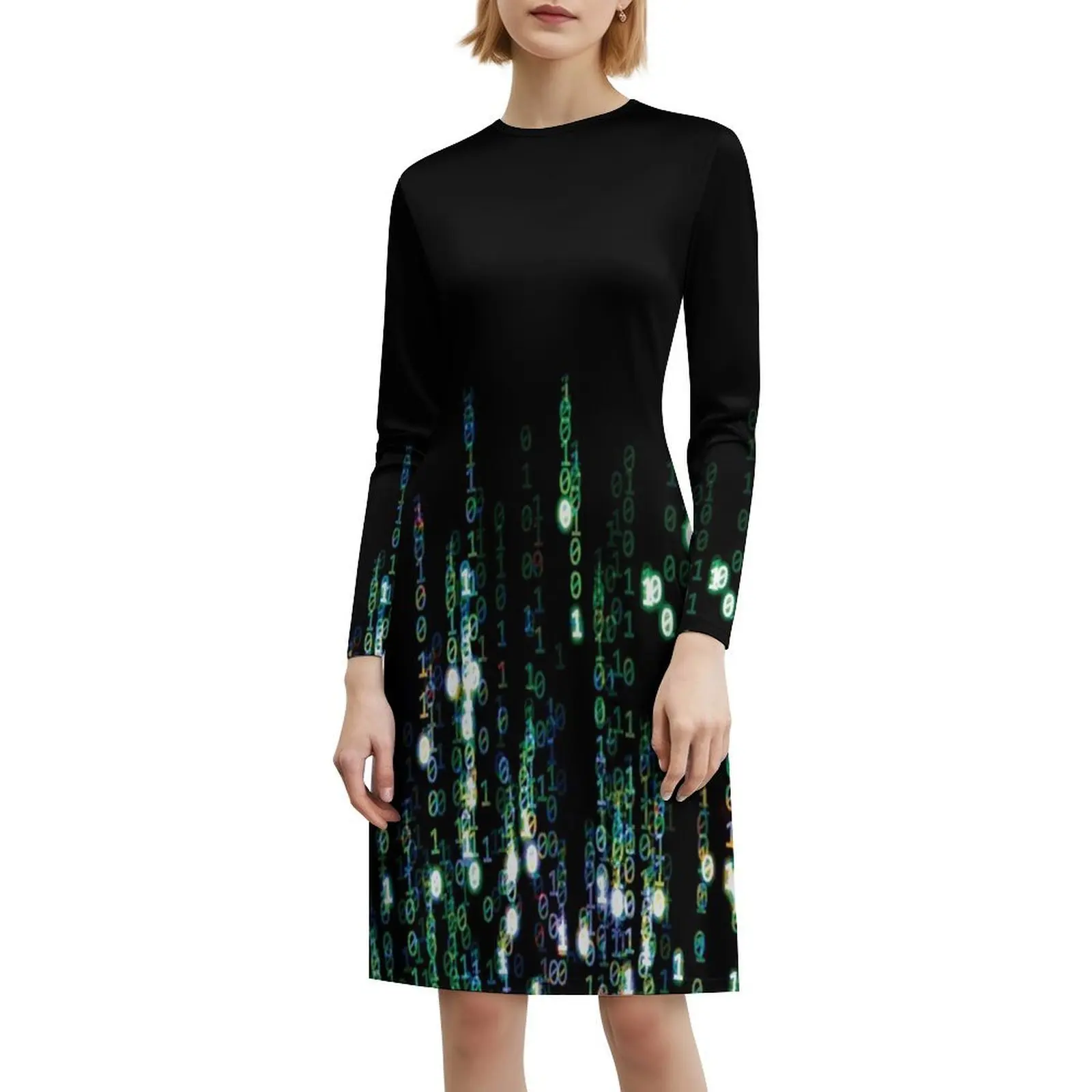 فستان بوهيمي عتيق من غابة الزمرد الأخضر ماتريكس المطر بأكمام منتفخة أو خيارات بدون أكمام للنساء فستان أخضر زمردي