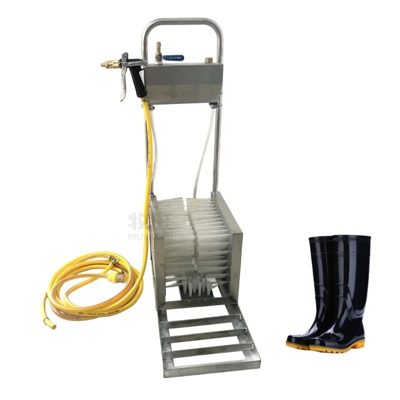 Stainless Steel Cleaner Boot Washing Machine Boot Cleaning Station with Disinfector Effect Automatic Boots Washer