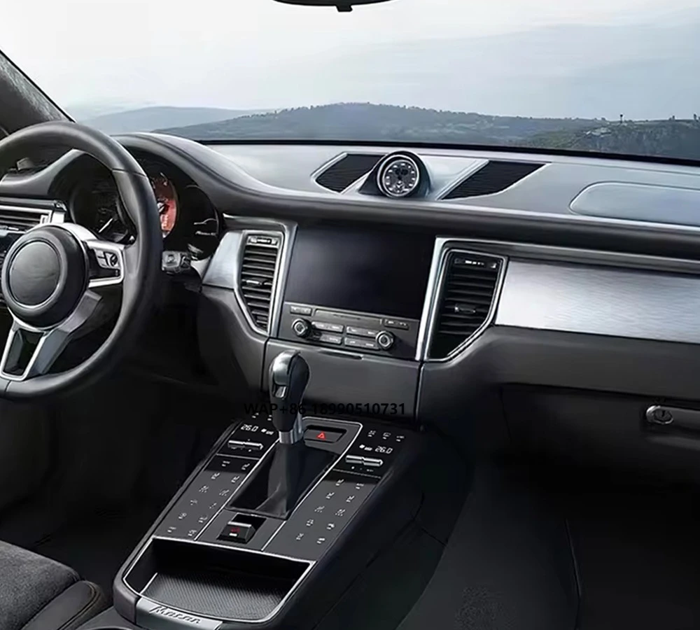 Selim de carro digital de toque completo para porsche macan 2014-2021 lcd painel de tela do console central do carro atualizações interiores controle central