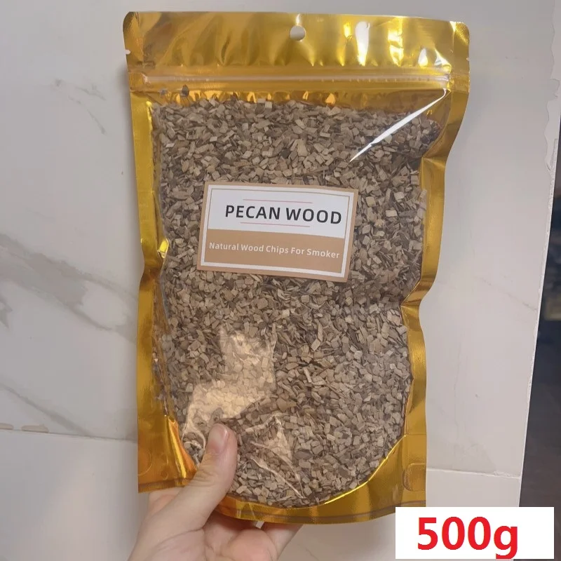 BBO+1 125 g-500 g BBQ-Holzspäne, Grillzubehör, Erle, Kirsche, Buche, Birnenchip, natürliche Holzstämme für Rauchpistole, Kaltrauchergenerator 6