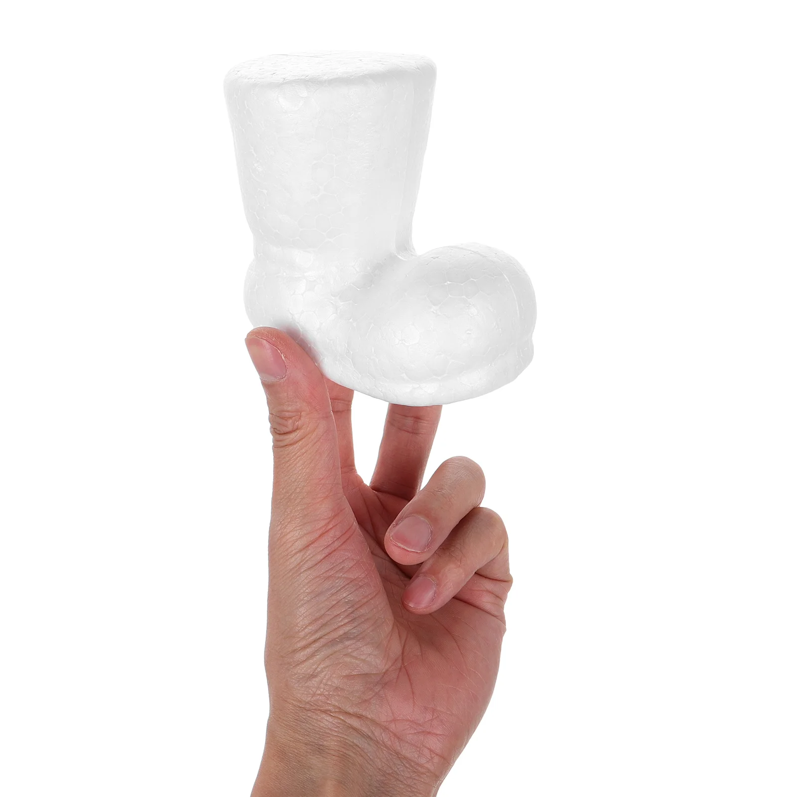 12개 크리스마스 부츠 DIY 공예 장식품 맞춤형 휴일 장식용 가벼운 폼 신발 창의적인 프로젝트용