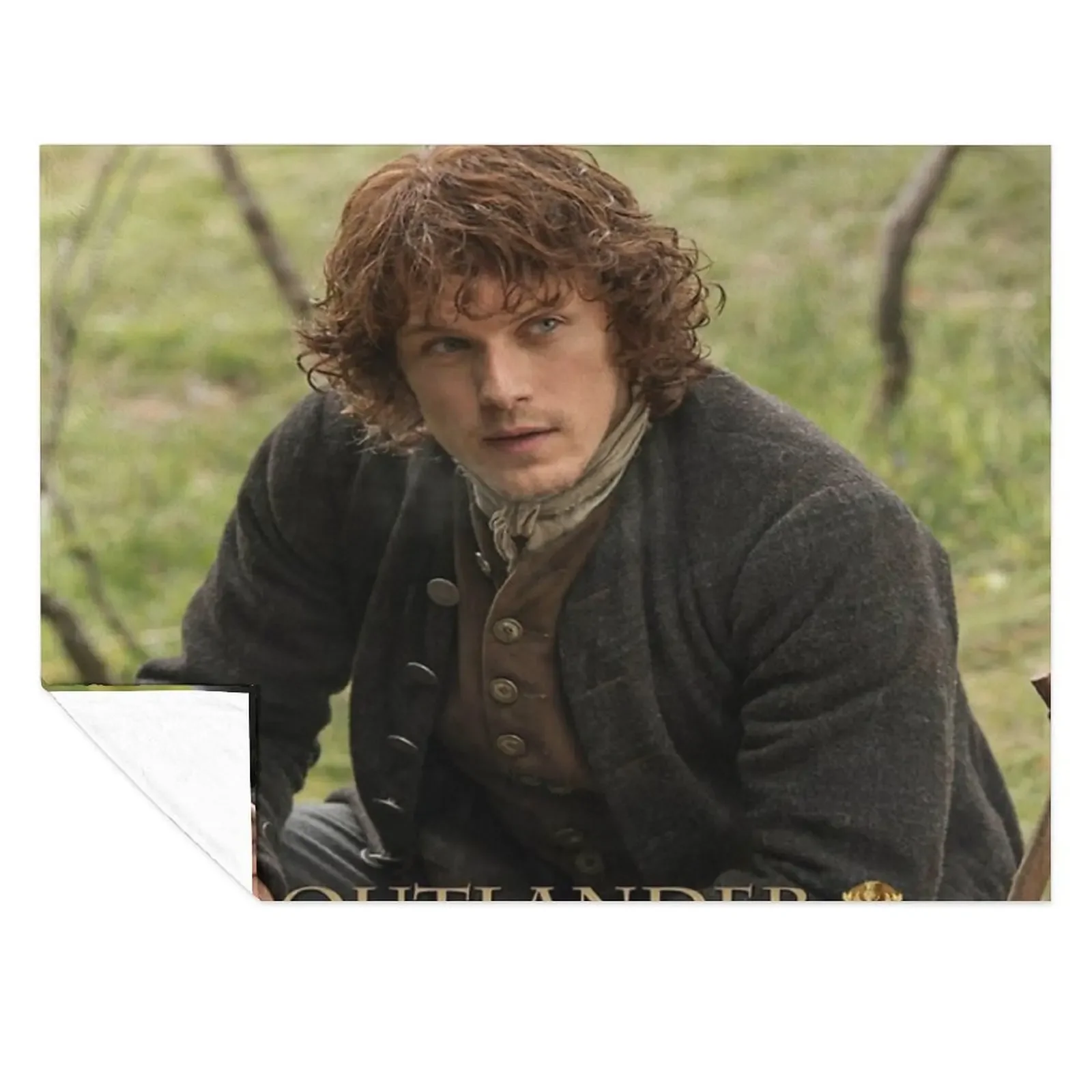 

Outlander Jamie Fraser new - Throw Blanket cosplay anime Decoratives Luxury Throw Loose Blankets