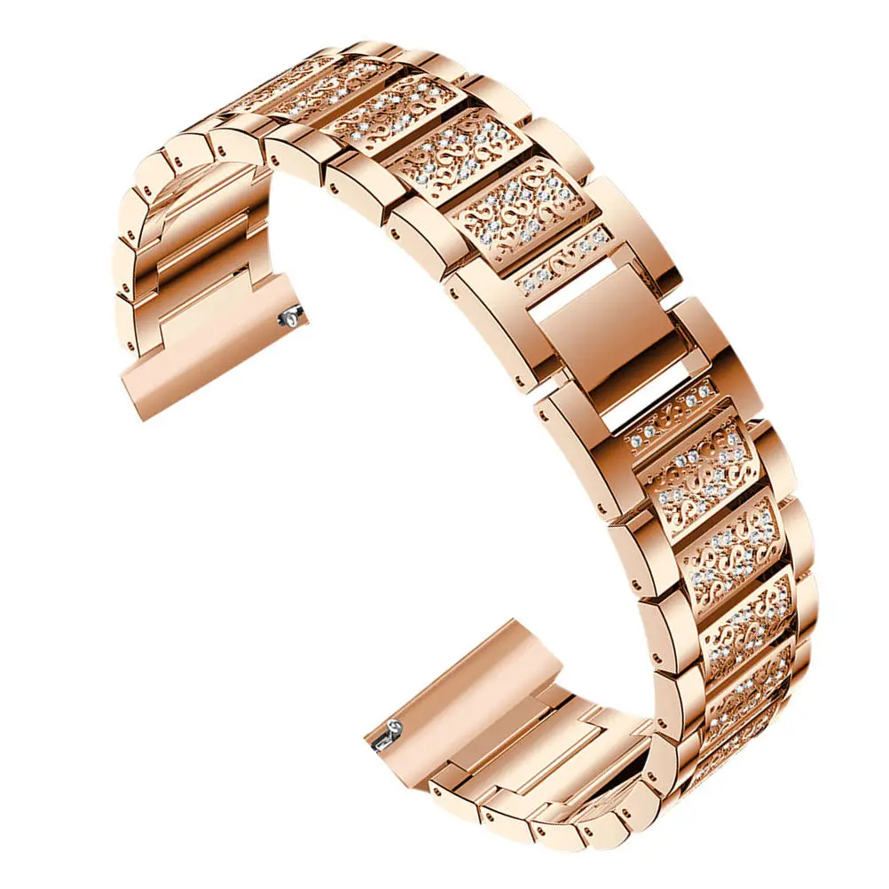Replacement Watch Band Rose Gold Ultra-Comfortable Breathable Lightweight Stylish Strap for Personalized Watch Look