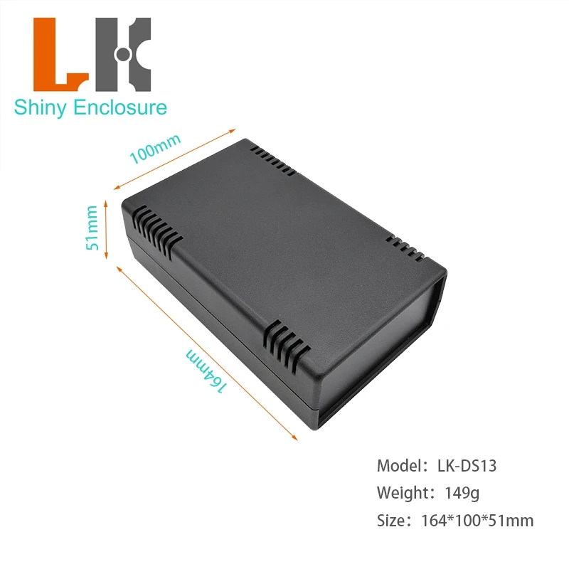 164x100x51mm Plastic Instrument Case DIY Electric Plastic Project Box Abs Plastic Enclosure Electronics Junction Box LK-DS13