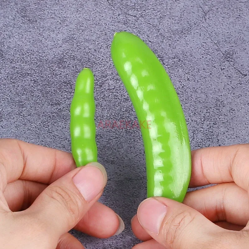 1pcs Simulated Bean Bean and Lentil Bean Model, Long Bean, Fake Vegetable Props, Playing with Teaching Aids, Shooting