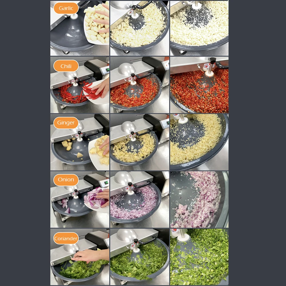 ITOP MBC-1 مفرمة طعام تجارية سعة 5 لتر/2 كجم مثالية لمعالجة الخضار/المكونات/التوابل/ملء المروحية