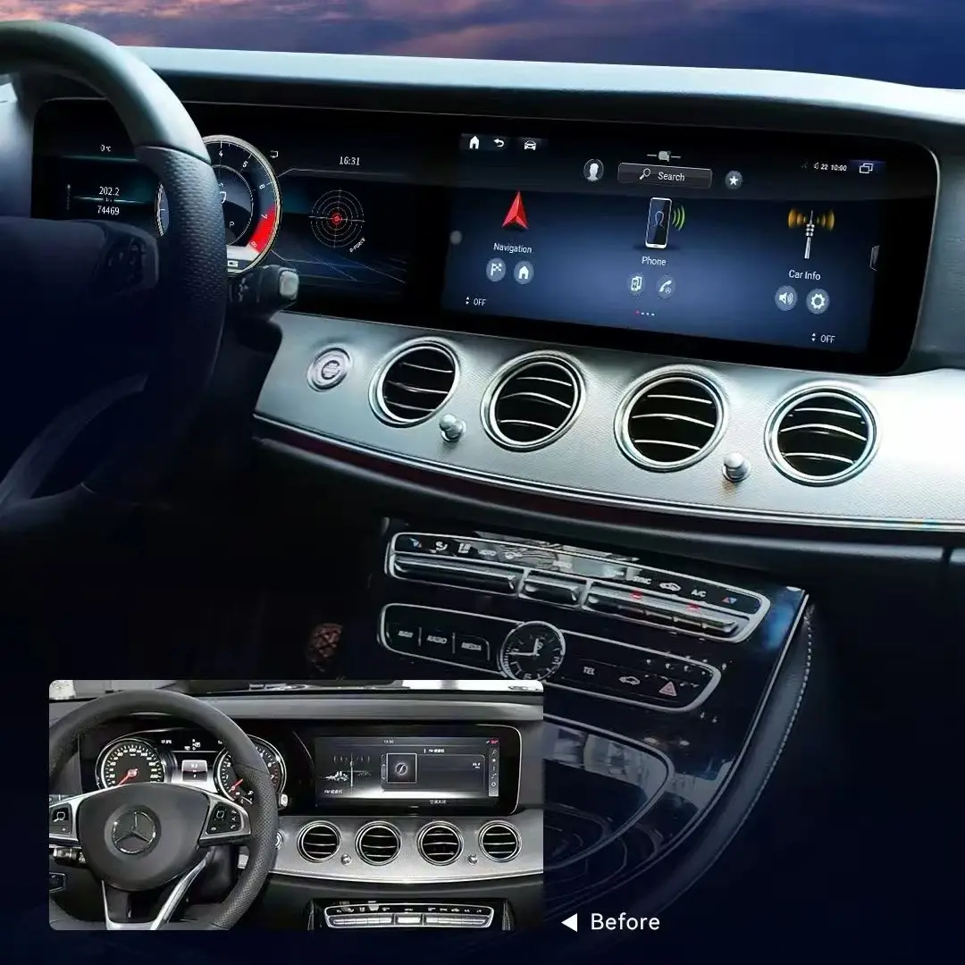 

RHD LHD Android 15 Carplay Stereo Head Unit 24.6inch Dual Screen Car Radio For Mercedes Benz S-Class W213 2016-2023 Video Player