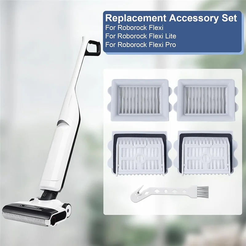 

AT63-HEPA Filters For Roborock Flexi/Flexi Lite/Flexi Pro Wet/Dry Vacuum Cleaner Accessories Replacement Parts