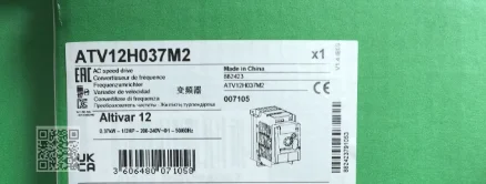 

ATV12H037M2 0,37 кВт Новый инвенер