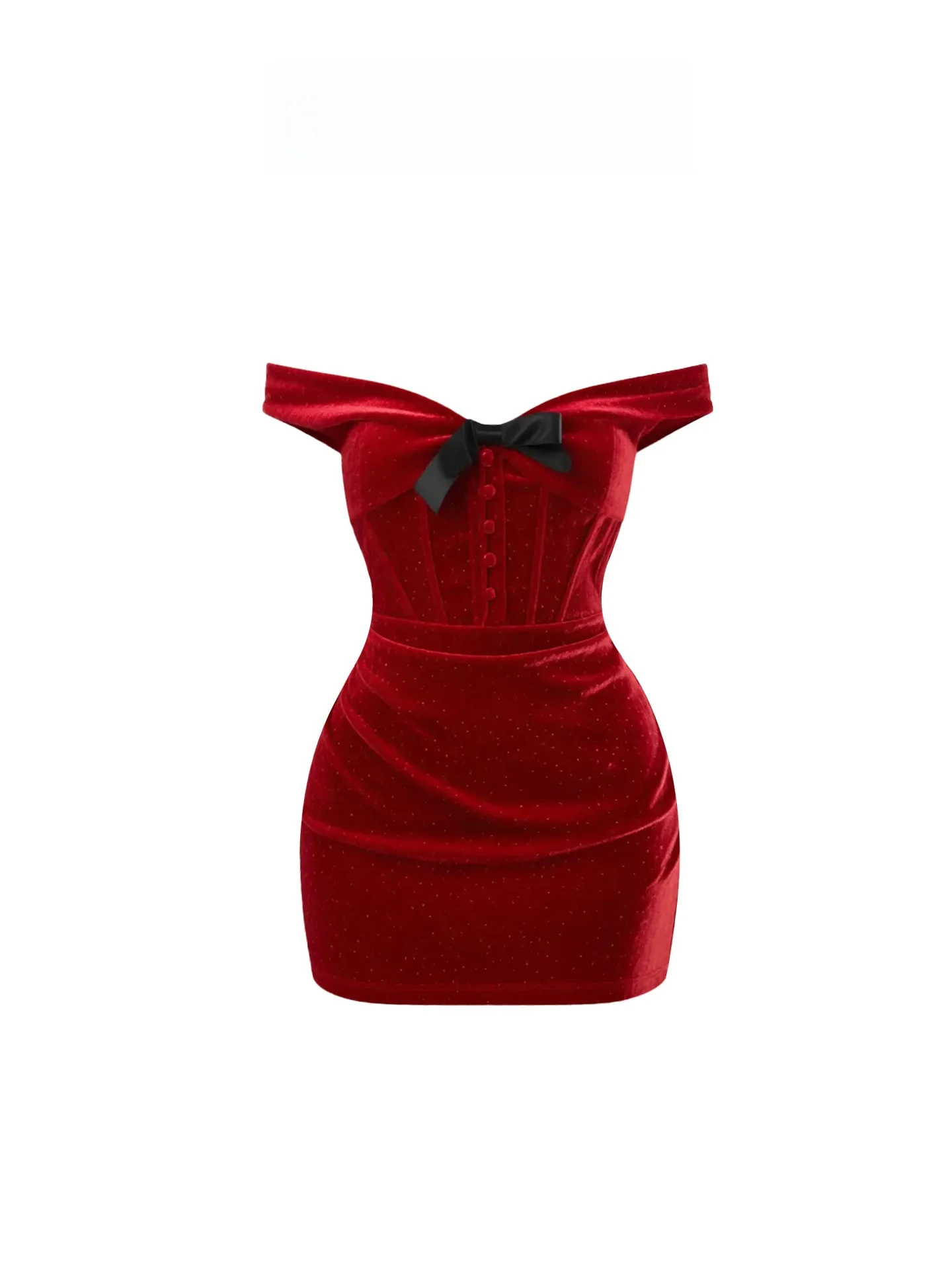 Heza Retro Pure Desire Knoop Band Dr Vrouwen Sexy Nieuwjaar ort Rok Bodycon Dr V-ne Svel Casual Sle