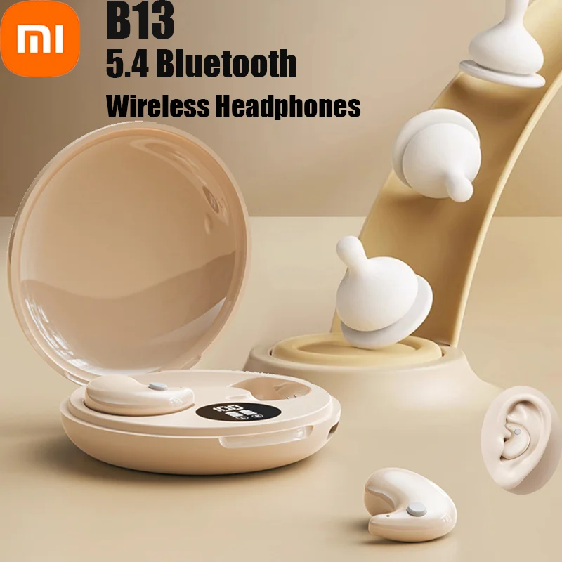 Xiaomi B13 5.4 Bluetooth Wireless Sleep Headphones Smart LED Display Headset Long Battery Life Gaming Headset For Apple Xiaomi