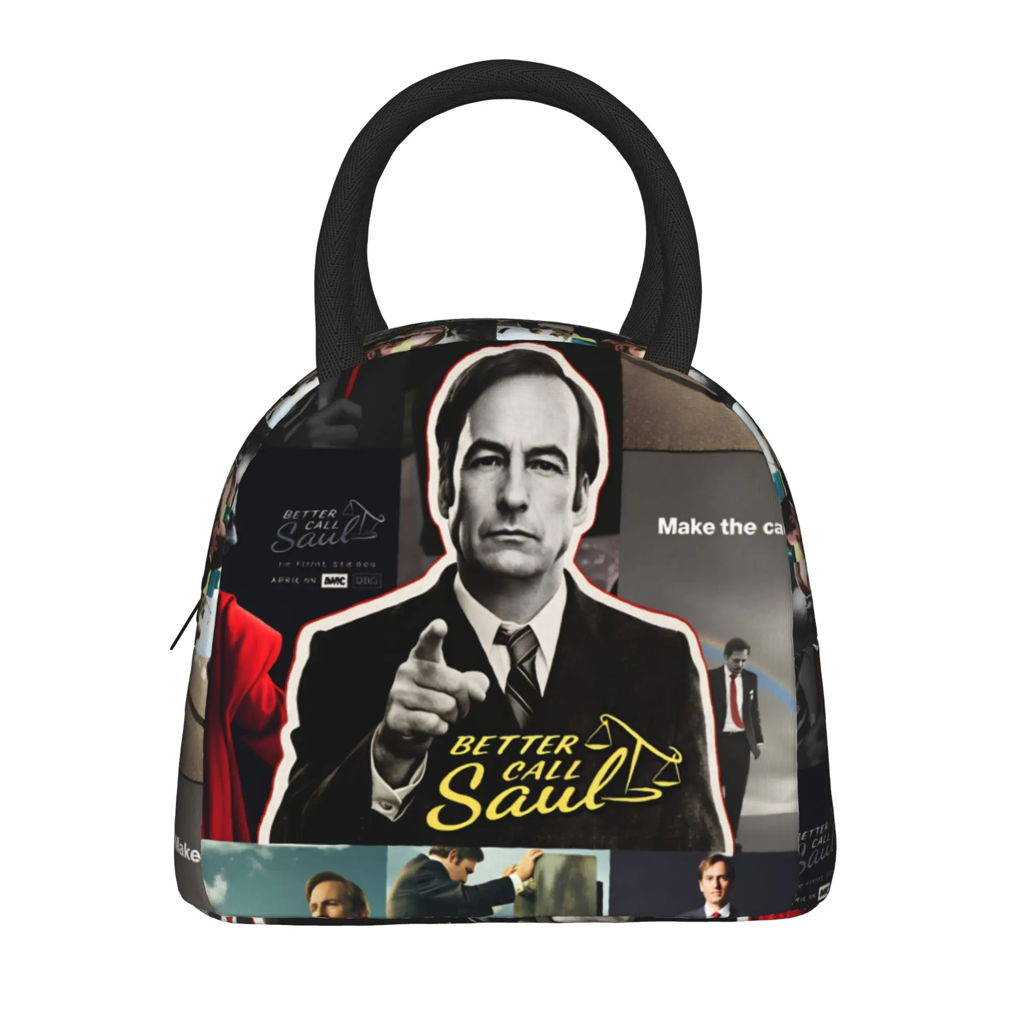 Better Call Saul Crime Television Lunch Bag Breaking Bad Picnic Lunch Box For Women Thermal Tote Handbags Oxford Cooler Bag