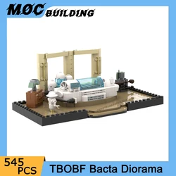 MOC Classic Movie Series Scene TBOBF Bacta Diorama Model Building Blocks DIY Assembled Creative Idea Bricks Street View Toy Gift