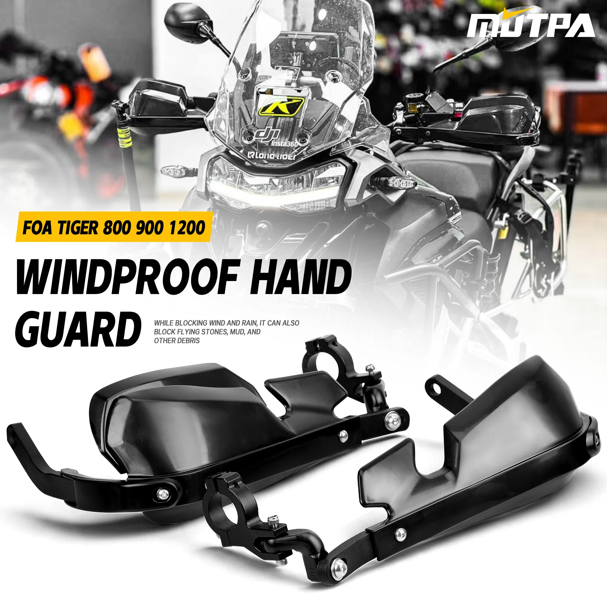 For Triumph Tiger 1200 800 900 Motorcycle Tiger 800 Aluminum Alloy Handguard Shield Hand Guard Handlebar Lever Protector Cover