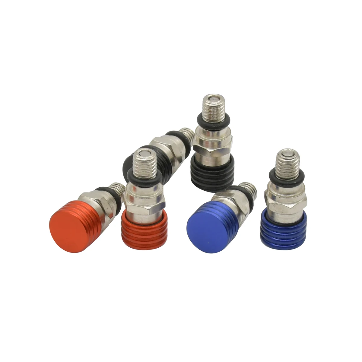 Motorcycle M5x0.8 CNC Front Fork Bleeder Relief Valve For Suzuki DRZ250 DRZ400R DRZ400S DRZ400SM RMZ250 Yamaha Kawasaki Honda