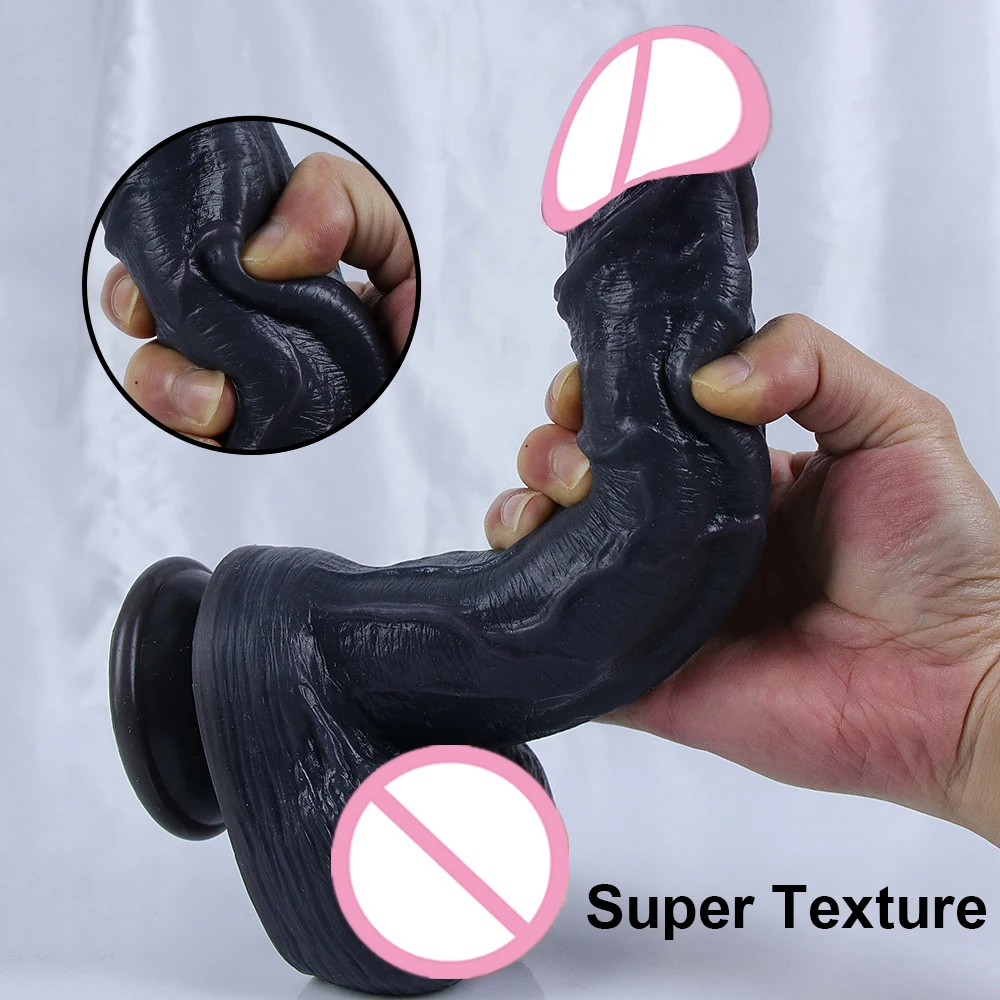 Consolador realista para hombre adulto, pene suave con estimulador femenino, tapón Anal de pene grande, Juguetes sexuales con ventosa, agujero, S/L