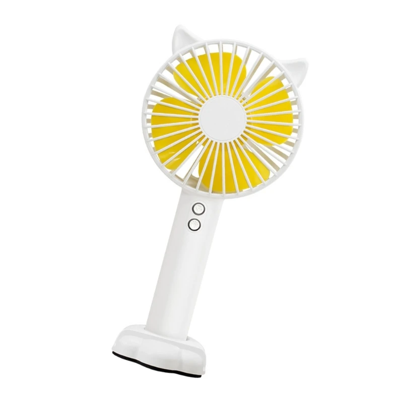 Small Handheld Fan Mini Portable Cooling Equipment Cooling Fan Mini USB Fan Lightweight Fan ABS Material for Summer