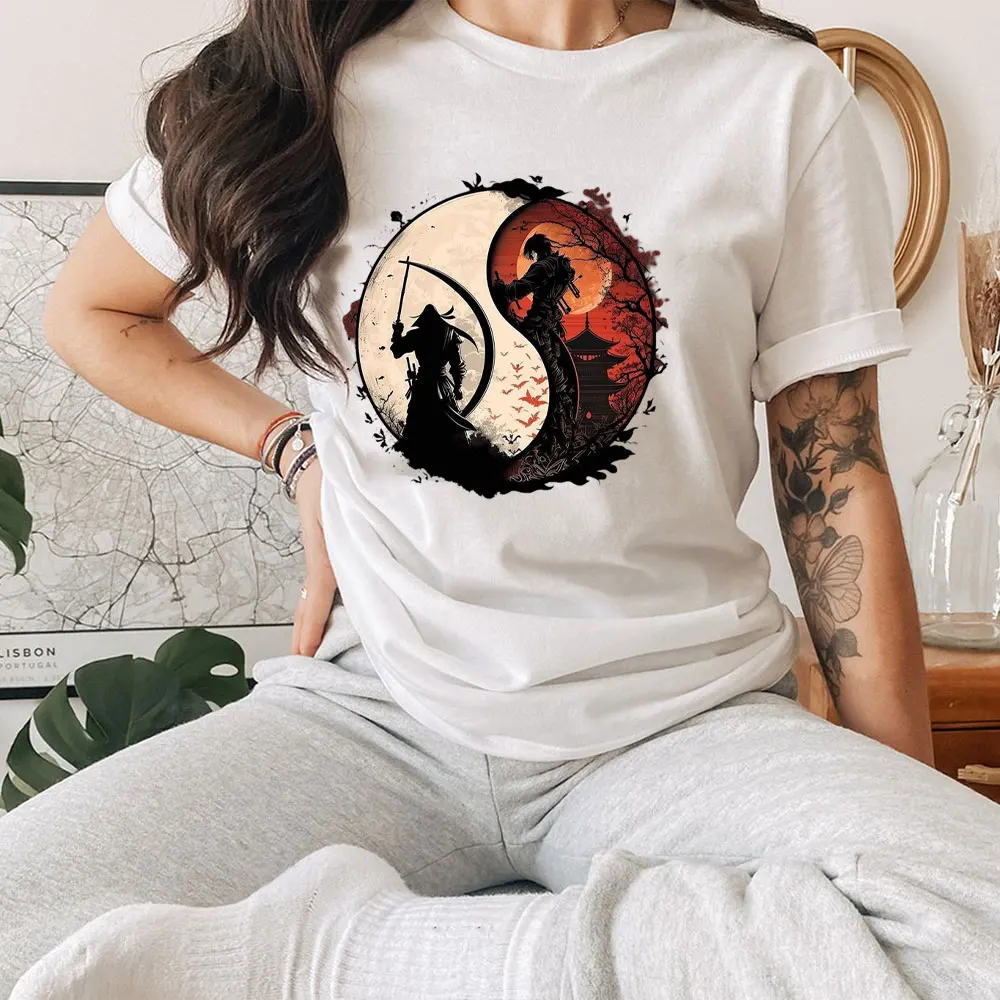 Ninja Japan Iron on Patches Anime Taiji Heat Transfer Stickers for T Shirt Anime Vinyl Hoodies Kids Clothing DIY Custom Stickers view 2