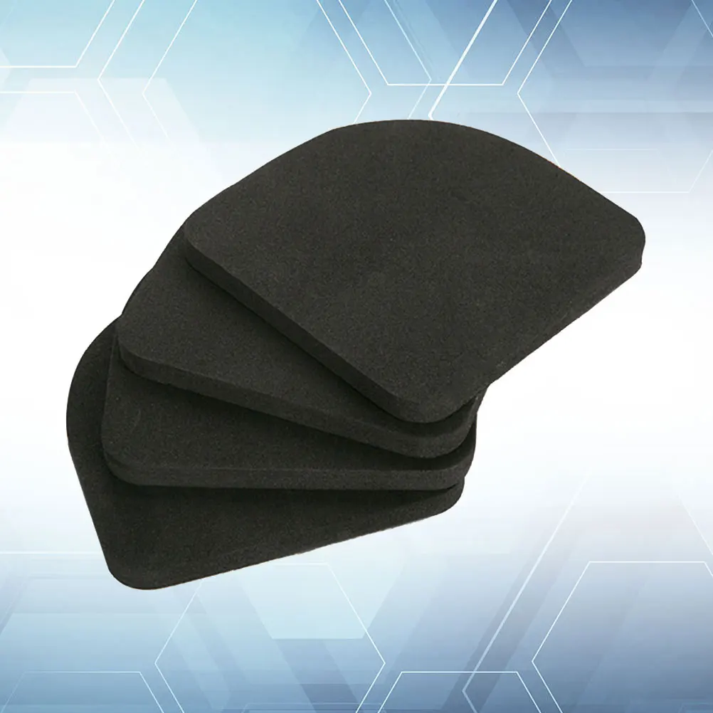 

4 Pcs Washing Machine Shock Pad Vibration Reduction Pads Anti Floor Mat Black Isolation