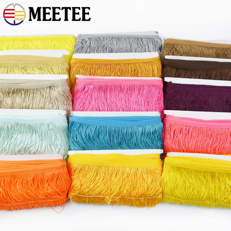 

5Meters 10-30cm Latin DressTassel Fringes Garment Decorative Lace Trims Fringe Curtain Ribbons Trimming DIY Sewing Accessories