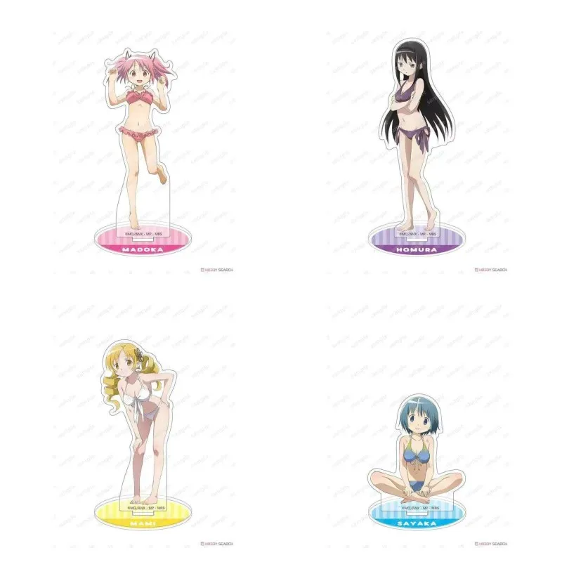 Japan Anime Puella Magi Madoka Magica Figure Kaname Madoka Acrylic Stands Tomoe Mami Akemi Homura Character Model Christmas Gift