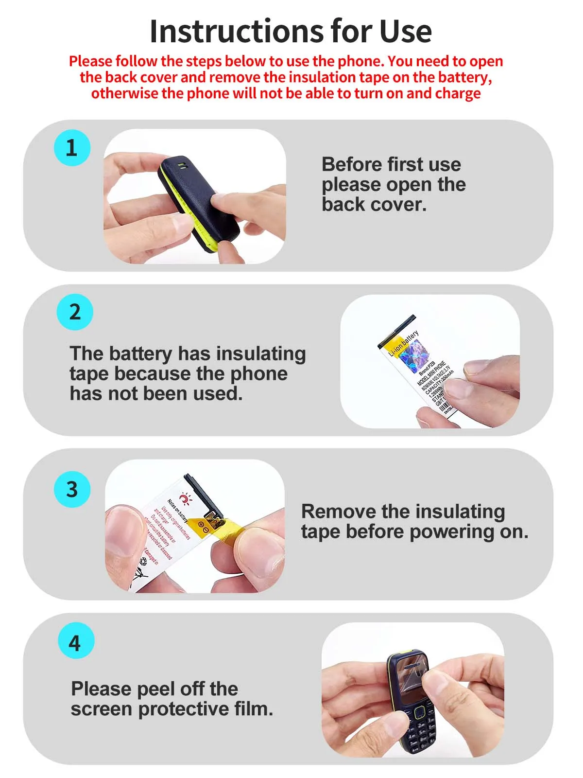 BM310 Unlocked Mini Mobile Phone Magic Voice Bluetooth Earphone Dual SIM Automatic Call Recording Low Radiation Small Cell Phone
