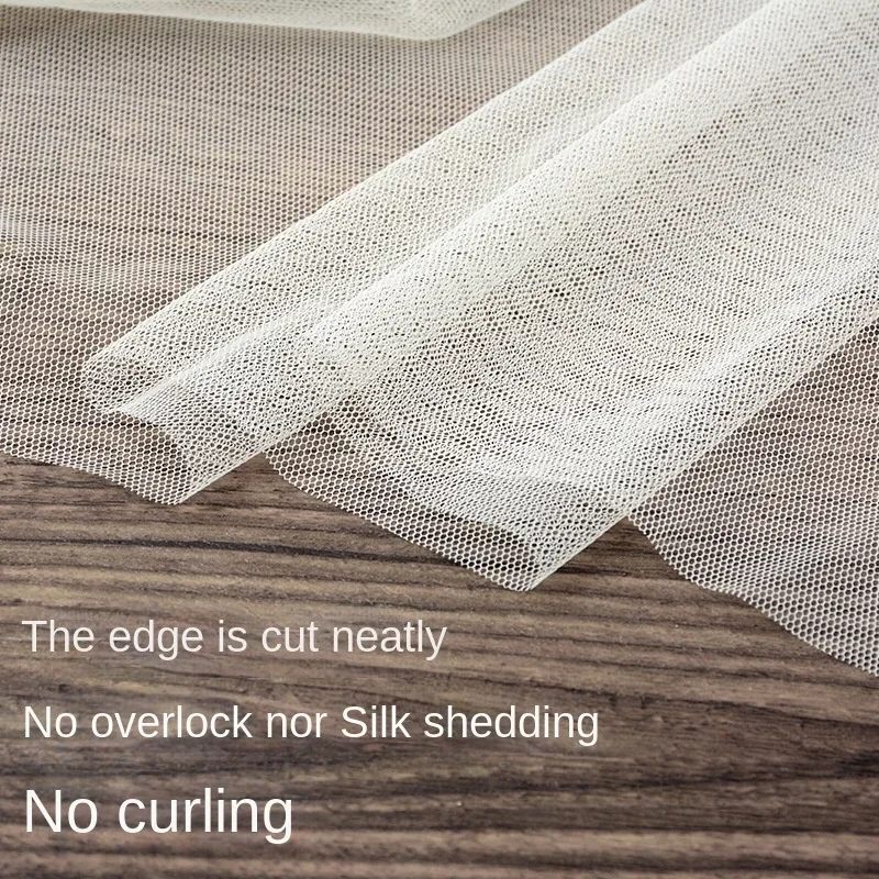 1M * 1.6M Soft Mosquito Net Mesh Tulle Fabric Gift Wrap decorazione di nozze cucito Patchwork