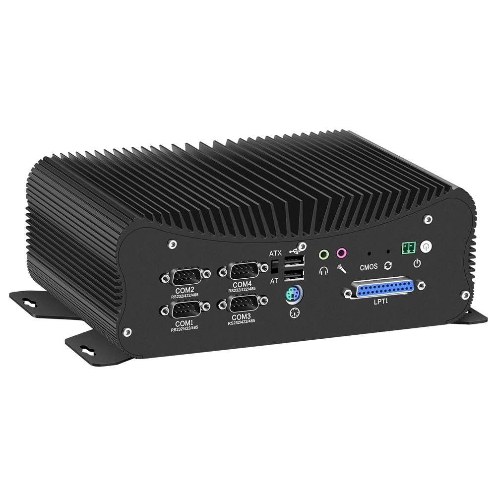 XCY X45G IPC Industrial PC Intel Core i7-1255U 6x COM Ports 6xUSB 2xLAN HDMI VGA 14x GPIO WiFi 4G LTE PS/2 DC9V-36V Win10/11