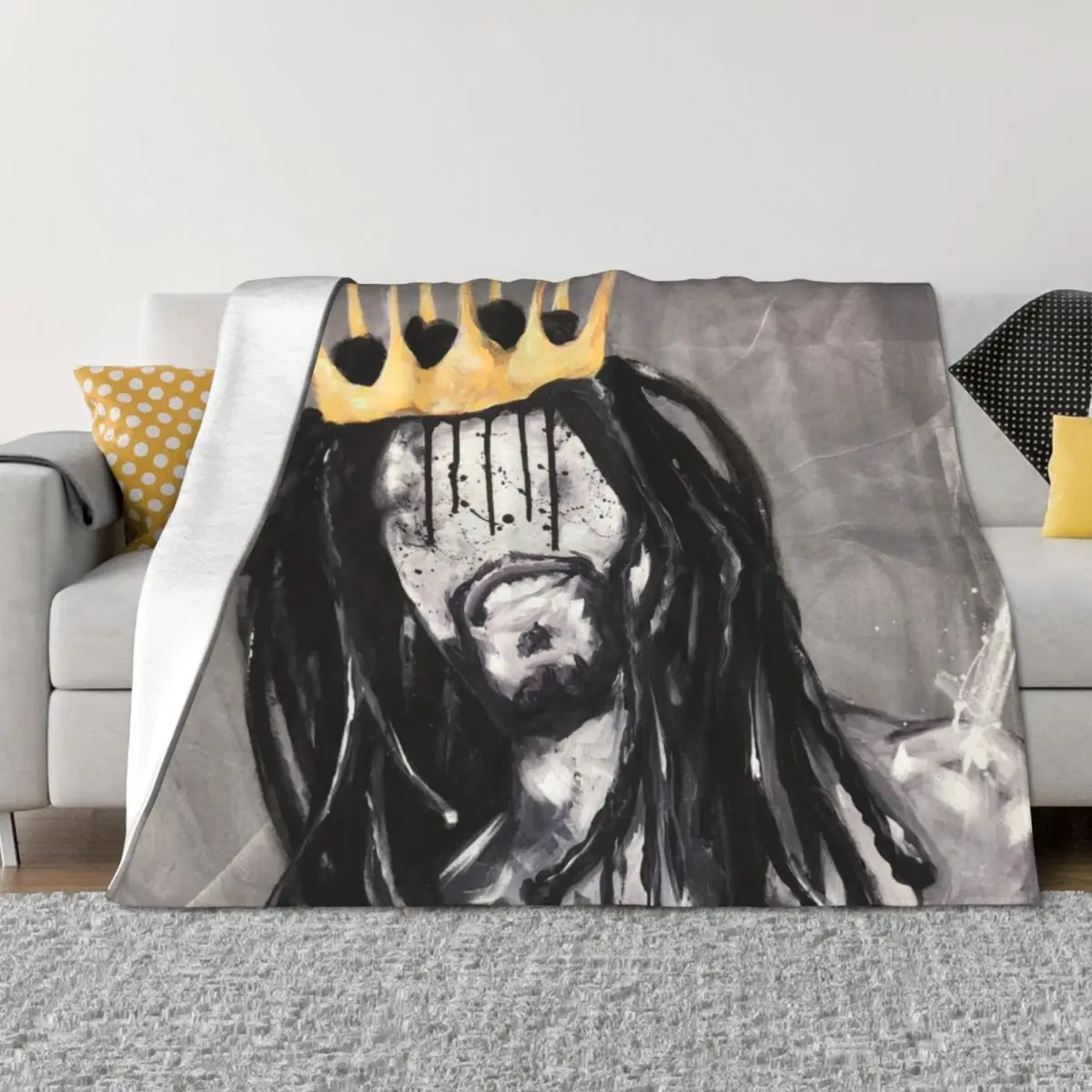 

Naturally King II Throw Blanket Moving Personalized Gift Luxury Throw Comforter Blankets