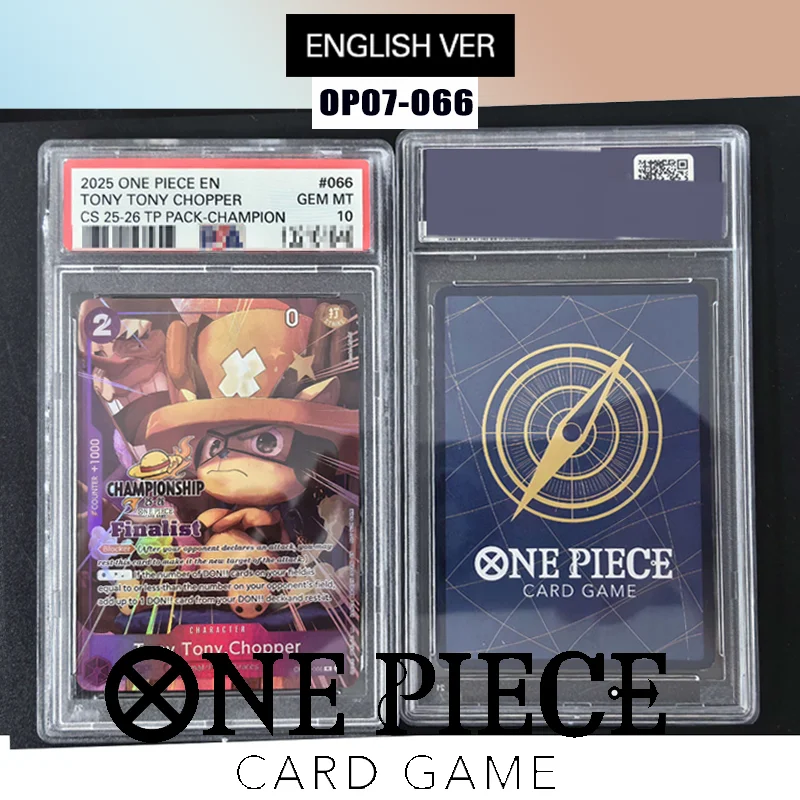 Tarjeta de Clasificación en Inglés DIY 2025 One Piece Championship 25-26 Paquete de Jugador Destacado # 066 Tony Tony Chopper CS 25-26 Paquete TP - Tarjeta Campeón
