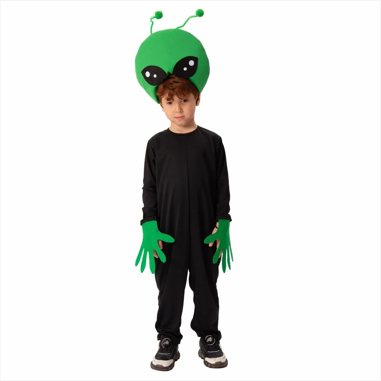 Kids Alien ET Robot School Party Stage Show Performance Role Play Outfit Children Boys Girls Halloween Cosplay Costumes