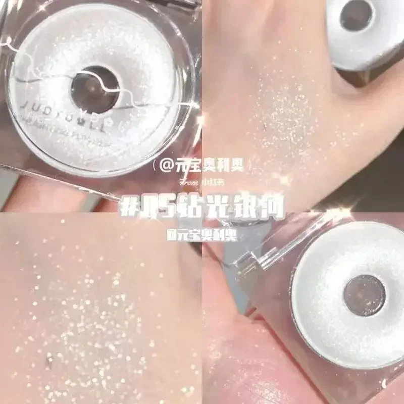 Judydoll Enkele Kleur Markeerstift Palet Langdurig Gemakkelijk Te Kleuren Diamant Glitter Body Shimmer Oogschaduw Markeerstift Make-Up