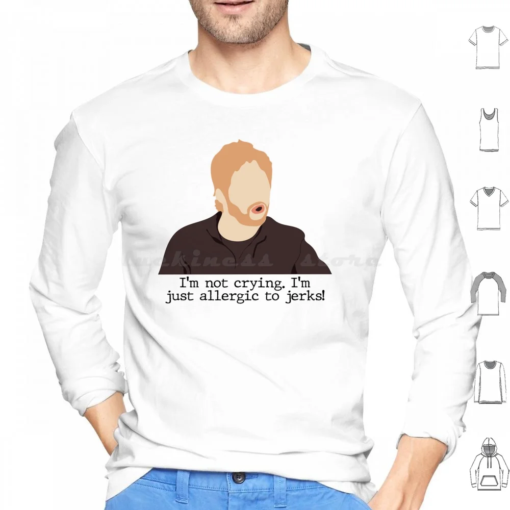 Allergic To Jerks Hoodies Long Sleeve Andy Dwyer Parks And Rec Parks And Recreation Parks And Recreation Fan Parks And