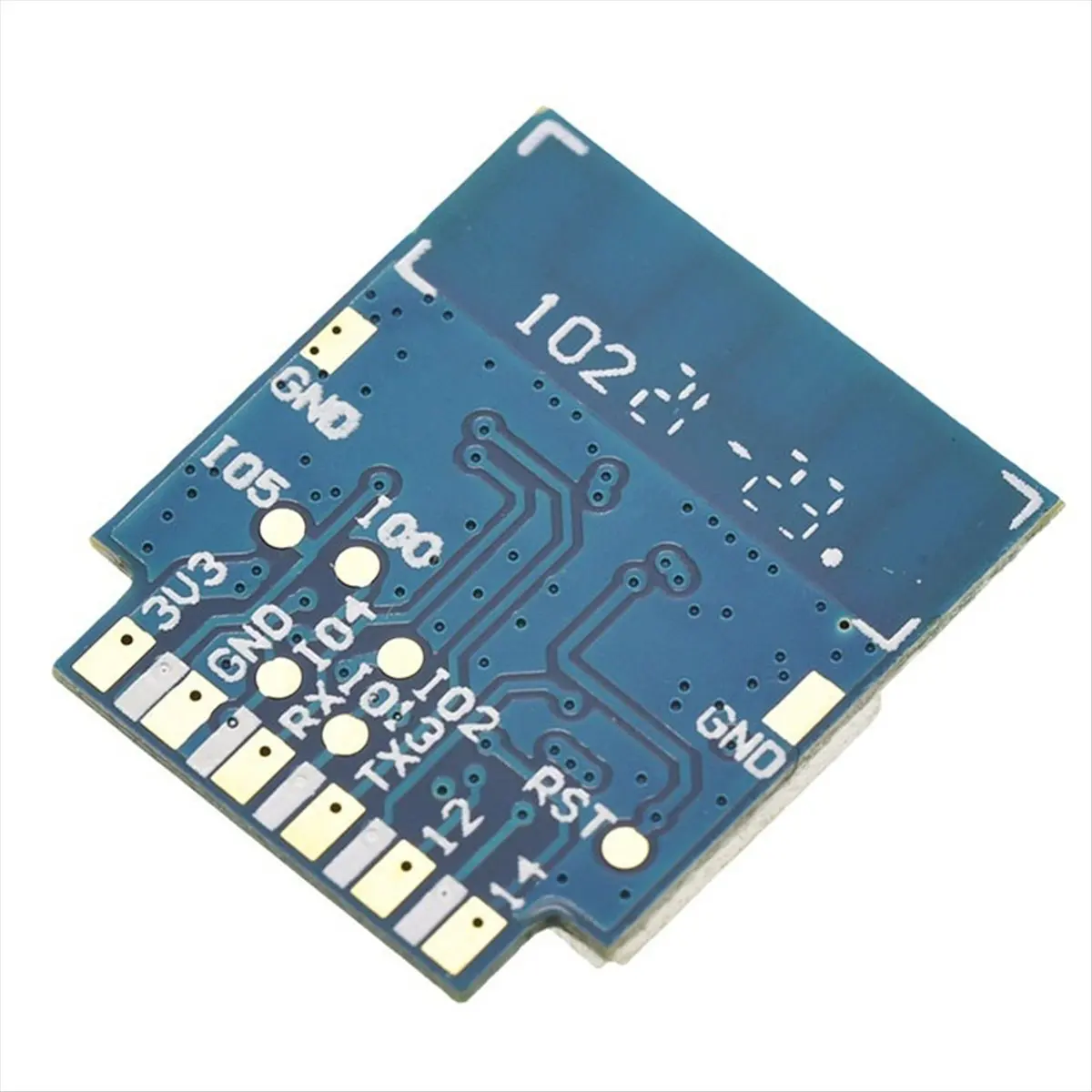 10 قطعة ESP-02S وحدة واي فاي المسلسل الذهبي إصبع حزمة ESP8285 نقل لاسلكي شفاف ل ESP8266 #2