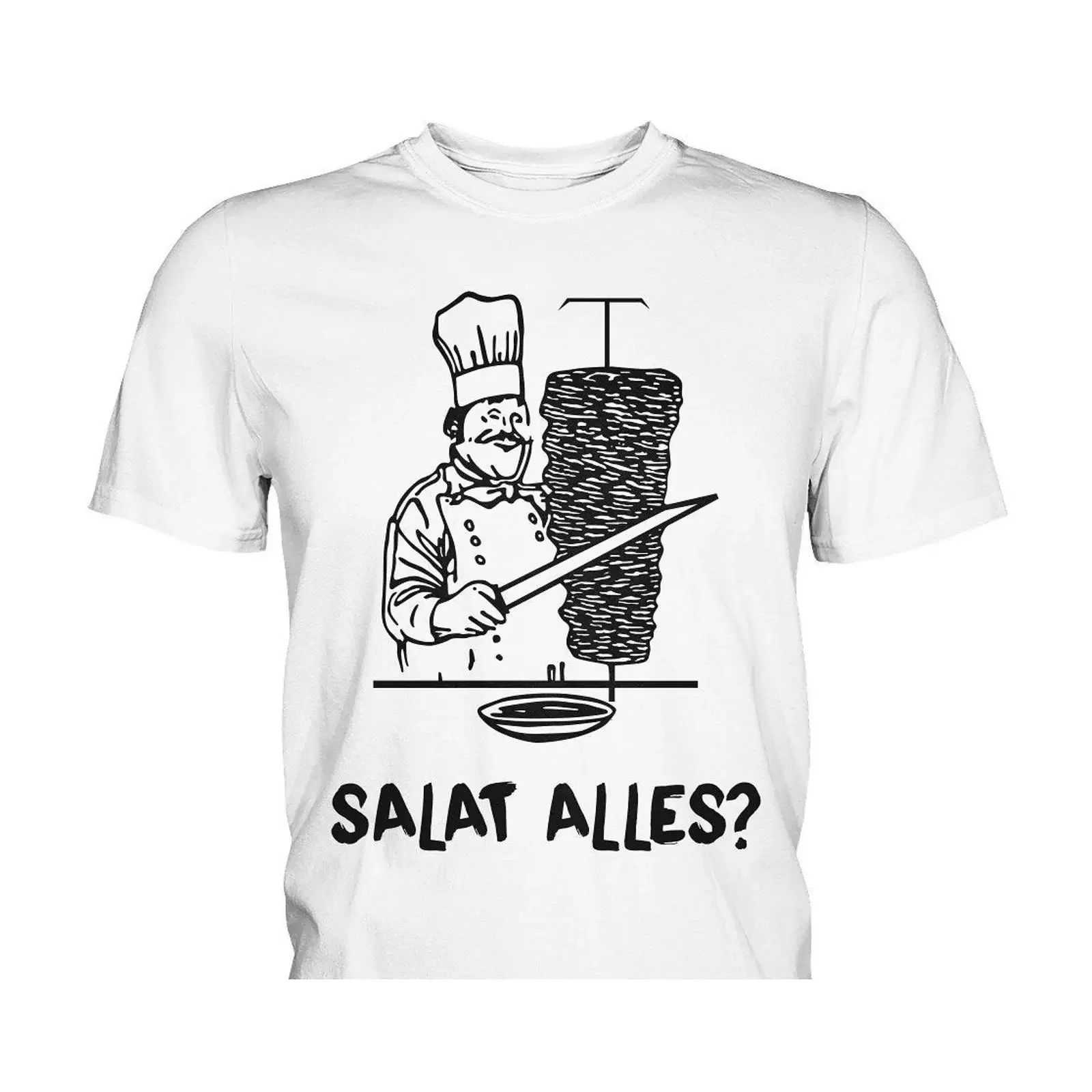 Döner Kebab Salad Everything Funny T Shirt Premium vintage Washed designer clothes Stretched Casual Breathable