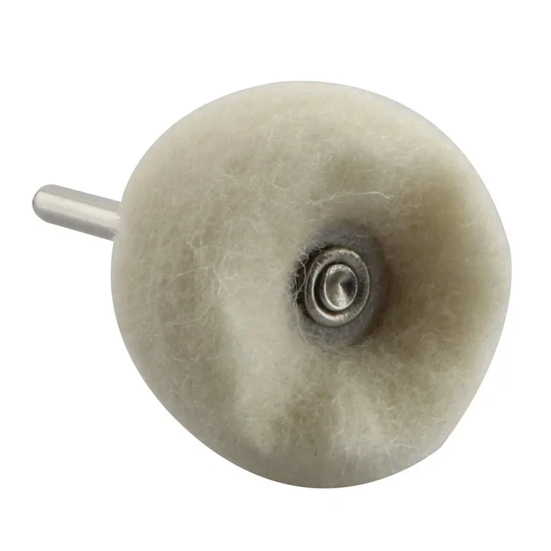 Suitable for Dremel Drill Jade Felt Sanding Grinding Head 3mm Shank Cotton Thread Polishing Mini Brush Abrasive Buffing Wheel