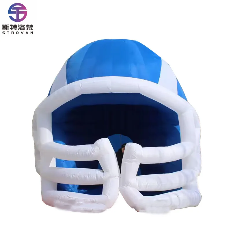 

STLF Customized Large Oxford Air Blower Tent Giant Inflatable Football Helmet Tunnel Entrance for Sport Advertising Inflatables