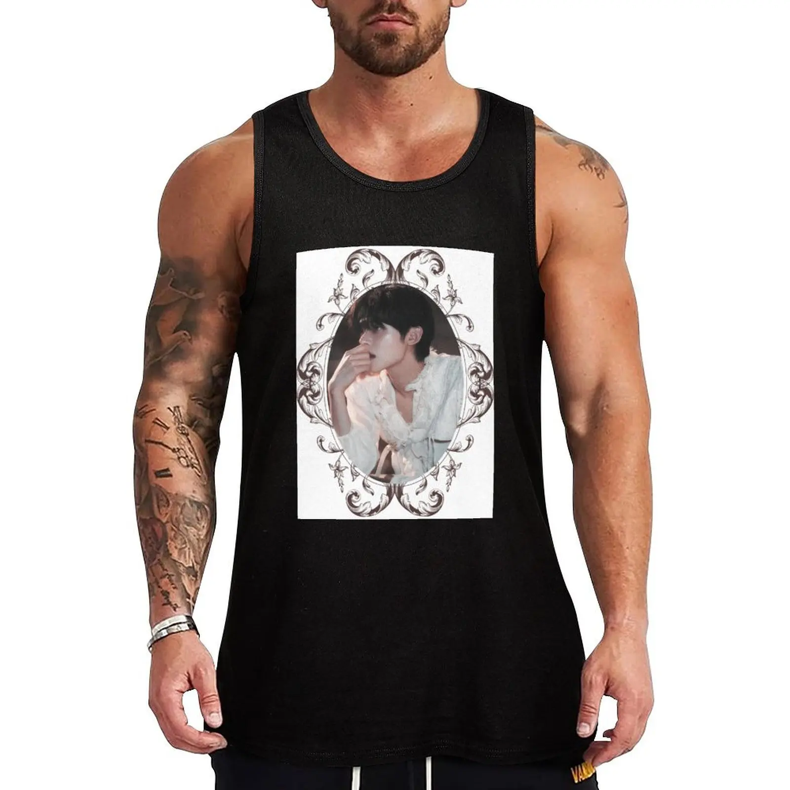 

Yeonjun TXT Tank Top T-shirt man anime gym