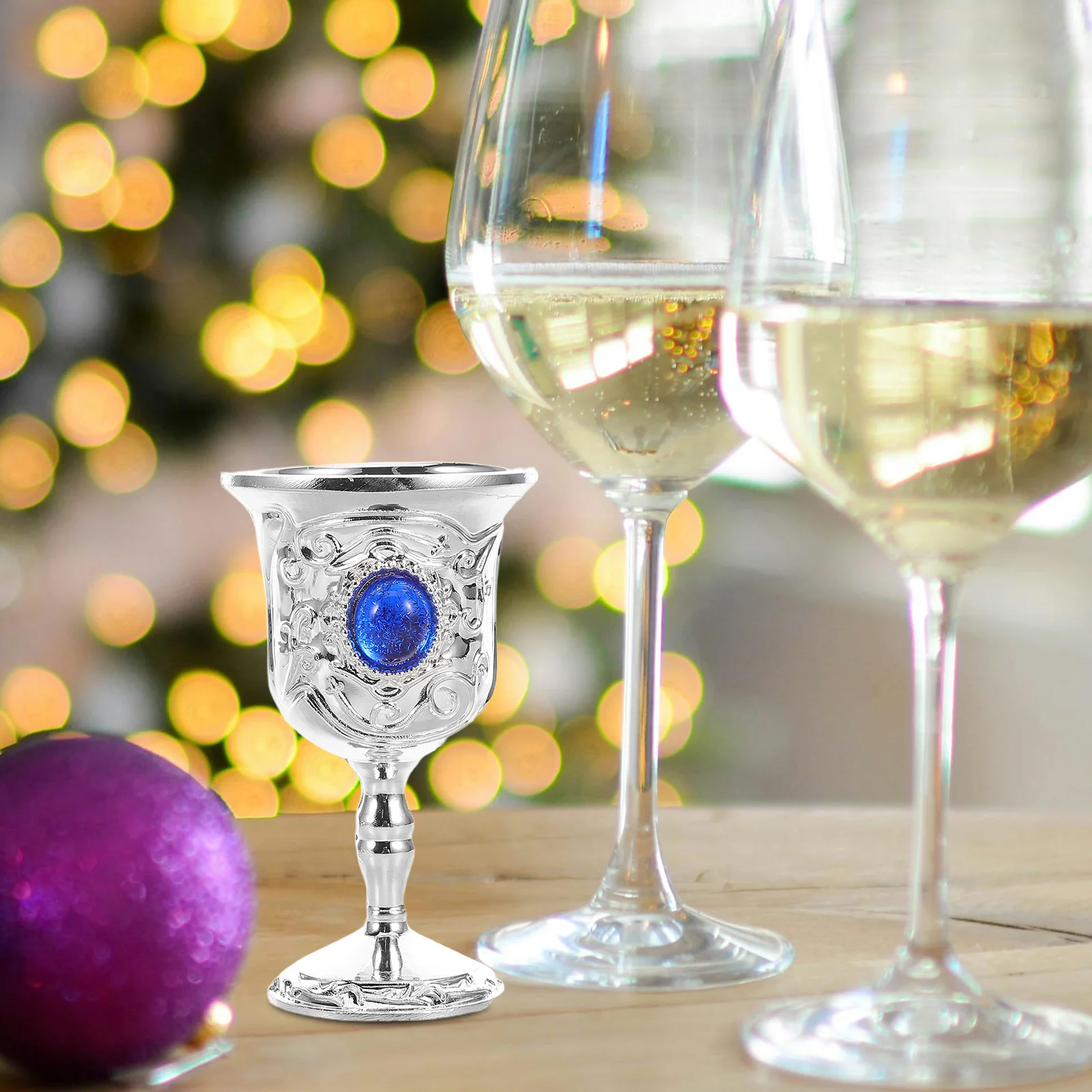 

3Pcs Formal Dinnerware Sets for Special Occasions Elegant Serving Cutlery Wine Cup Bowl Spoon Party Essentials Fine Style