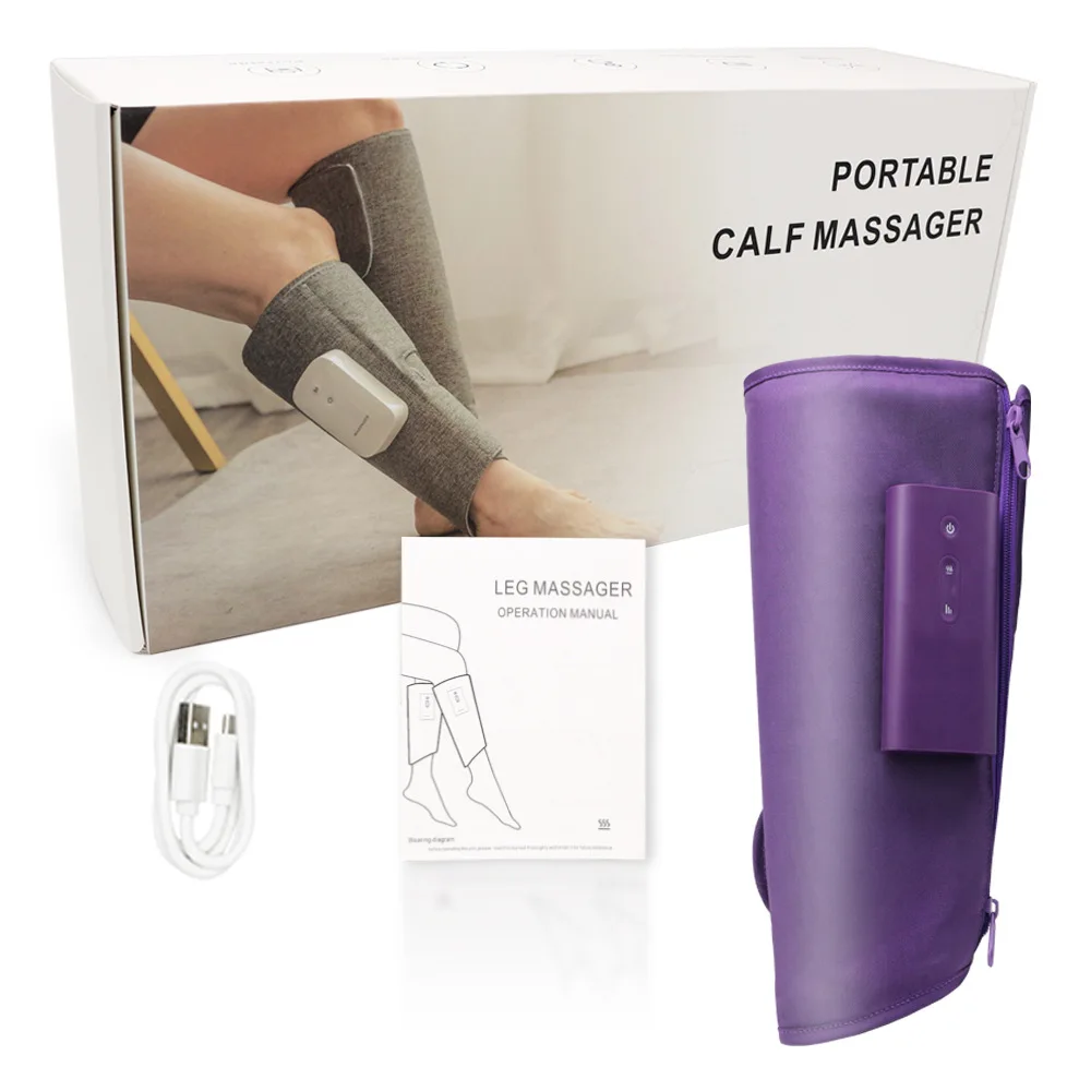 Wireless calf massage air pressure heated leg massage