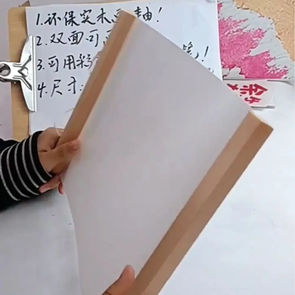 Hand Drawn Blank Oil Canvas with Frame Double-sided Drawing Canvas Drawing Board Rectangle Painting Canvas Board Painter