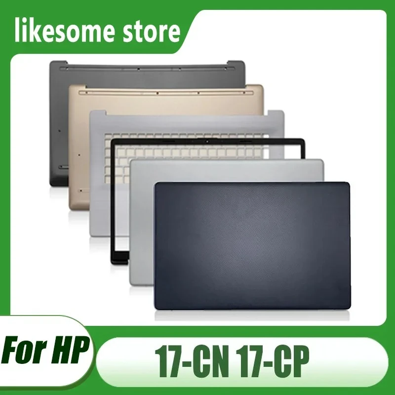 Brand New Laptop LCD Back Cover Front Bezel Palmrest Bottom Case Cover For HP 17-CN 17-CP Series Silvery/Black M50382-001